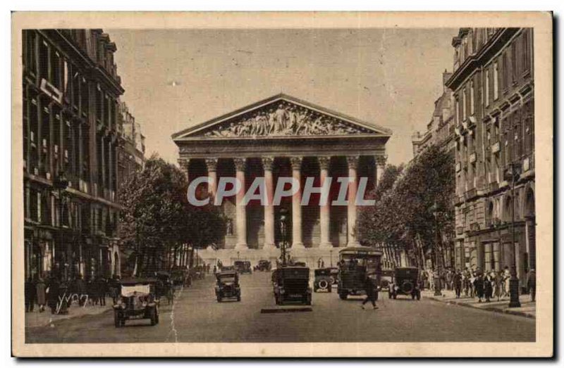 Paris - 8 - La Madeleine - Automotive Old Postcard