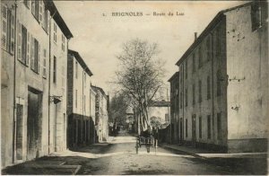 CPA BRIGNOLES Route de Luc (1111823)