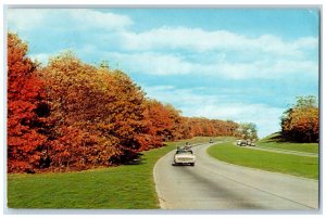 1963 Northern State Parkway Picturesque Long Island Parkway New York NY Postcard