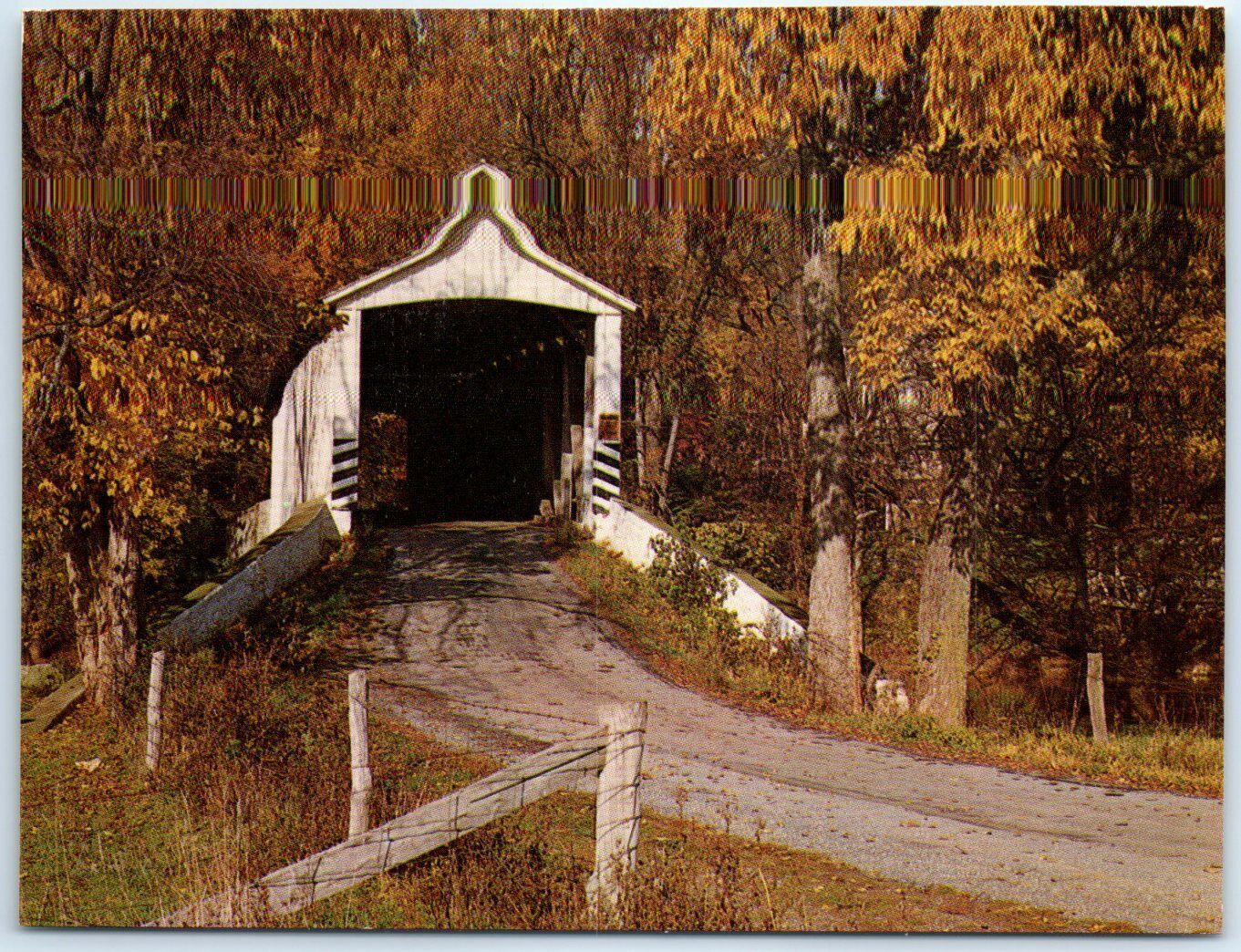 The picturesque "crossing of the Conestoga", Nolt's Point Mill Bridge