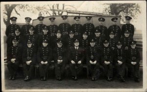 Beverley Yorkshire Men in Uniform NFS Patch 1920s-40s Real Photo NON-POSTCARD