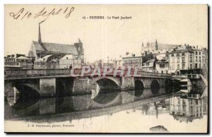 Poitiers Old Postcard Joubert bridge