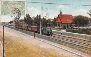 Somali Coastline Africa Railroad Street Scene Vintage Postcard AA46225