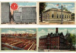 USA ILLINOIS IL 81 Vintage Postcards (L2611)