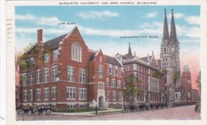 Church Marquette University and Gesu Church Milwaukee Wisconsin 1939