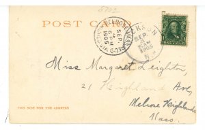 NH - Crawford Notch. Willey Brook Bridge & Mt. Willard ca 1900