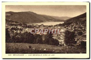 Old Postcard Gerardmer Vue Generale With Lake