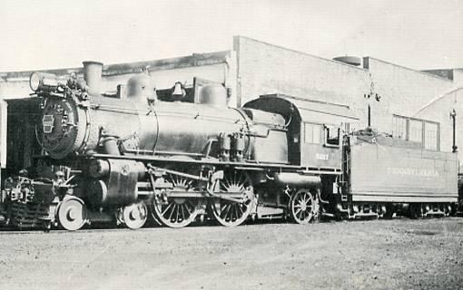MD - Baltimore. Pennsylvania RR Locomotive, July 1940