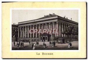 Old Postcard Paris Bourse