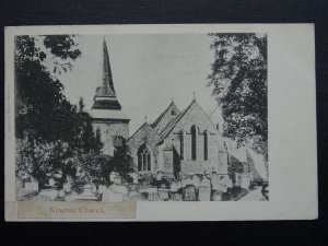 Herefordshire KINGTON St Mary’s Church c1907 Postcard by T. Stephens