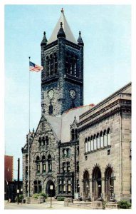 Postcard TOWER SCENE Uniontown Pennsylvania PA AP7954