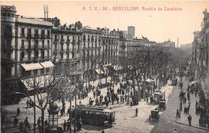 Br33389 Barcelona Rambla de Canaletas Tramway spain