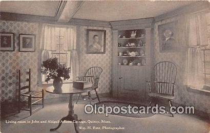 Living Room, John & Abigail Adams Cottage Quincy, Mass, USA Unused 