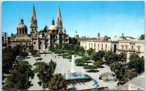 Postcard - Liberation Plaza - Guadalajara, Mexico