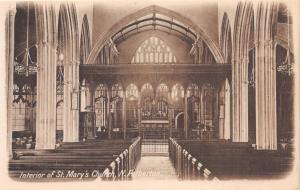 NORTH PETHERTON SOMERSET UK ST MARYS CHURCH~EXTERIOR~INTERIOR LOT OF 3 POSTCARDS