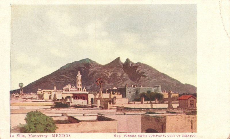 Vintage Postcard La Silla Monterrey Mexico Sonora News Company City Of Mexico 