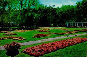 CE6510 formal gardens como park st paul  minnesota usa