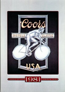 Coors International Bicycle Classic Race 1981 Colorado Postcard LeMond Carpenter