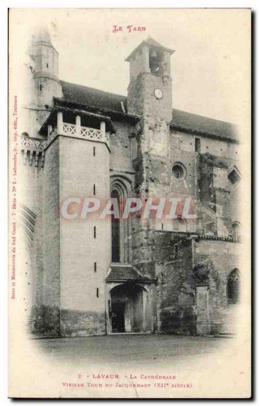 Lavaur - The Cathedral - Old Postcard