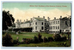 1911 Rideau Hall, Residence of the Governor General Ottawa Canada CA Postcard