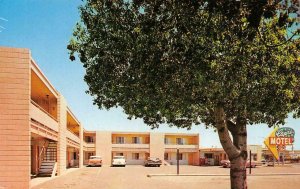 SANTA MARIA, CA California  CAPRI MOTEL  Roadside  50's CARS  Chrome Postcard