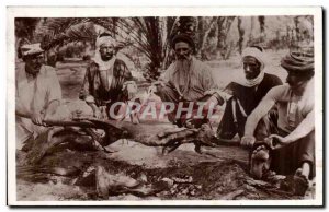 Algeria Old Postcard Scenes and the kinds merchpui An outdoor roti