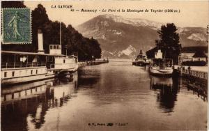 CPA ANNECY - Le Port et la Montagne de VEYRIER (691640)