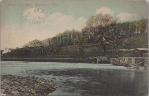 Postcard Naugatuck River Waterbury CT