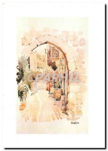 Postcard Modern Watercolor Artist Workshop delaplace La Corniche d'Azur Freju...