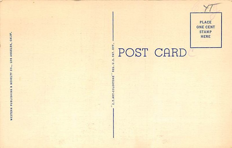 Bakersfield California Postcard