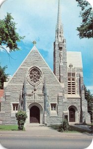 Augusta, ME Maine   ST MARY'S CATHOLIC CHURCH   Chrome Rounded Corner Postcard