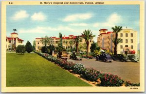 St. Mary's Hospital and Sanatorium, Tucson, Arizona - Postcard 