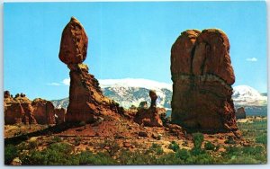 Postcard - Balanced Rock, Arches National Monument - Moab, Utah