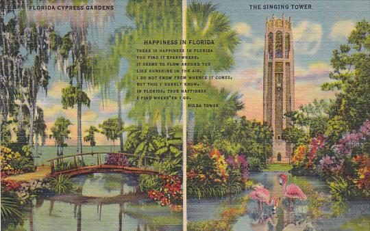 Florida Cypress Gardens and Singing Tower Curteich