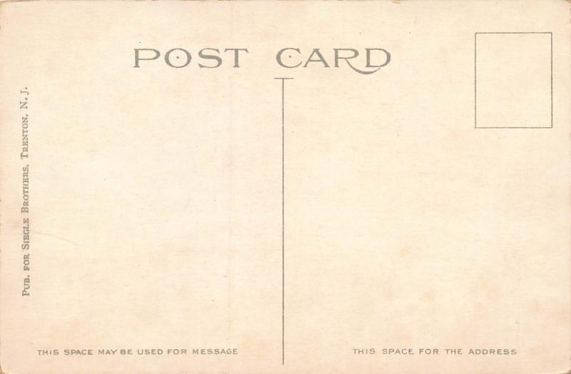 Post Office, Trenton, New Jersey, Early Postcard, Unused