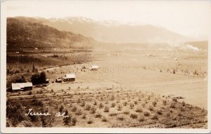 Terrace BC British Columbia Birdseye Real Photo Postcard H27