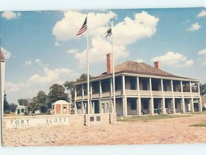 Pre-1980 MILITARY SCENE Fort Scott Kansas KS AF7924@