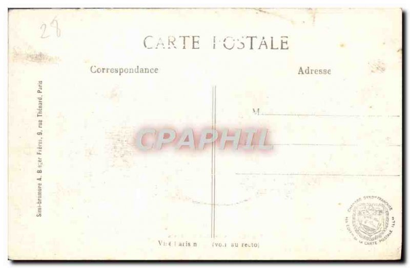 Old Postcard Evreux General view