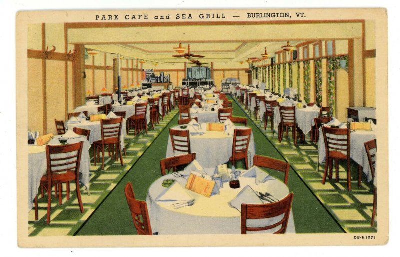 VT - Burlington. Park Café & Sea Grill