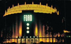 USA The Ford Rotunda Dearborn Michigan Chrome Postcard 08.15