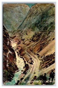 Zig Zag Railway Oroya Railway of Peru UNP DB Postcard O16