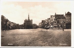 Netherlands Brink Deventer Vintage RPPC 09.44