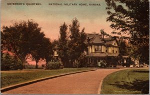 Tinted PC Governor's Quarters National Military Home Leavenworth Kansas~135713