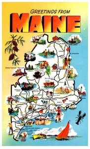 Maine  Map