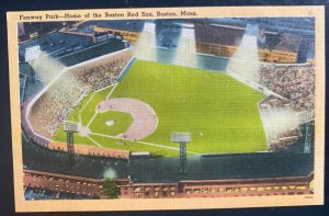 Mint USA Color Picture Postcard Baseball Fenway Park Home Of Boston Red Sox