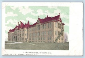 Moorhead Minnesota Postcard State Normal School Exterior Building c1905 Vintage