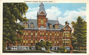 Greenville Ohio 1930s Postcard Children's Home