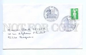 418516 FRANCE 1993 year chess championship Nantes COVER