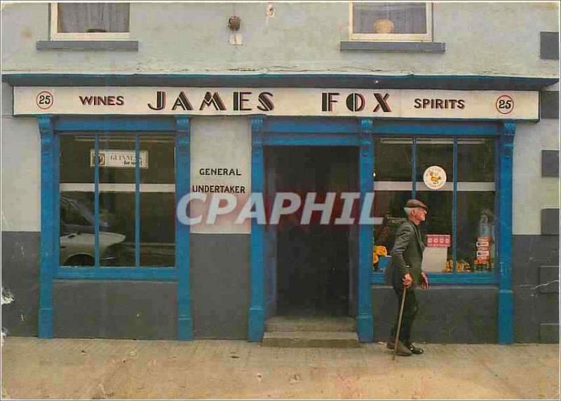  Modern Postcard Year Irish shop face Jamex Fox Wines Spirits