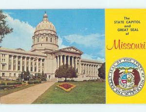 Unused Pre-1980 STATE CAPITOL Jefferson City Missouri MO hn3469@